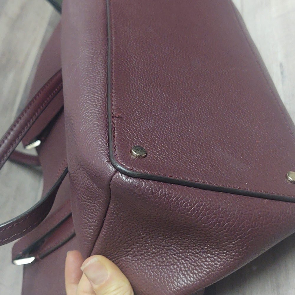 Kate Spade~Monet Large Compartment Tote~Deep Berry~EUC! - Picture 11 of 17